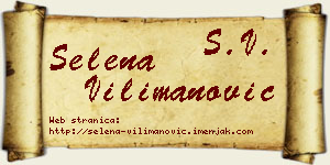 Selena Vilimanović vizit kartica